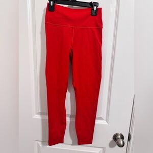 Women’s Red Stretch Leggings